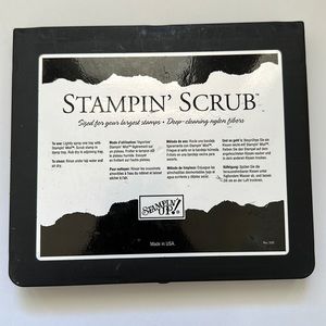 Stampin up Stamp scrub